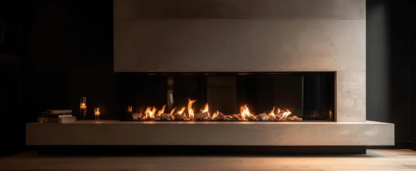 Gas Fireplace Ember Bed Design Services in Bon Air, Virginia